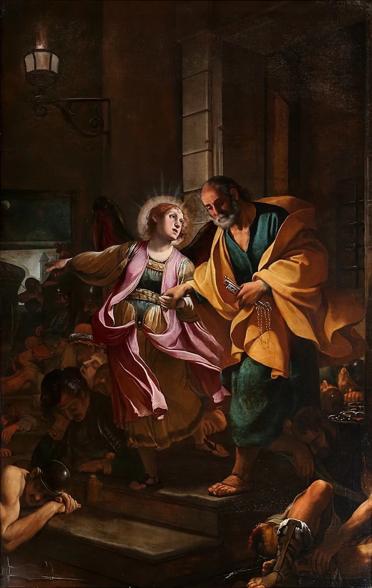 San Pietro liberato da un angelo - Santi Stefano e Niccolao (Pescia)